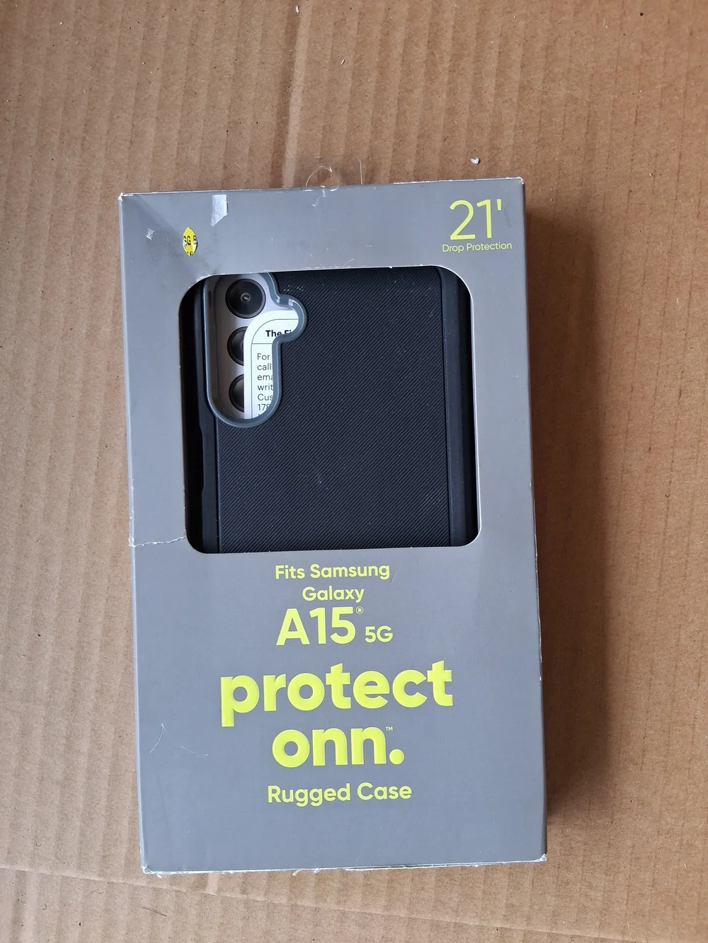 On Running Black Rugged SAMSUNG Galaxy A15 5G Shock-Resistant Phone Case